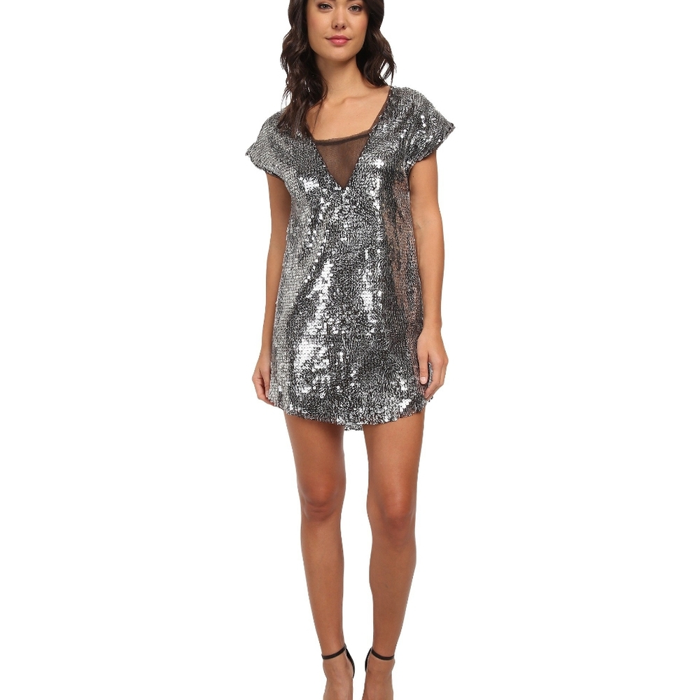 Free People Midnight Dreamer Sequin Dress